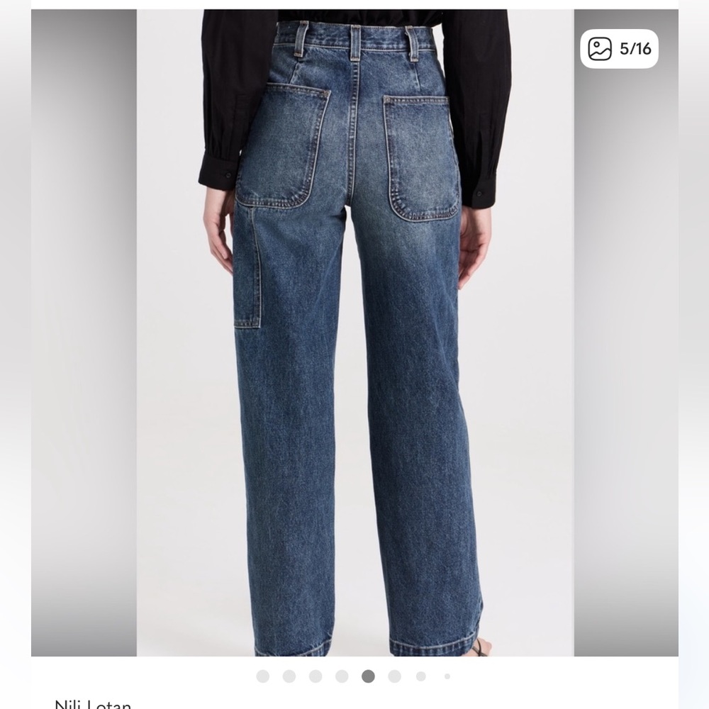 Nili Lotan Aaron wide-leg jeans - Picture 3 of 8